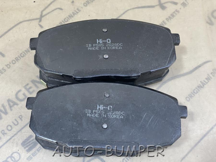 Колодки тормозные передние sb p505 2G28DC